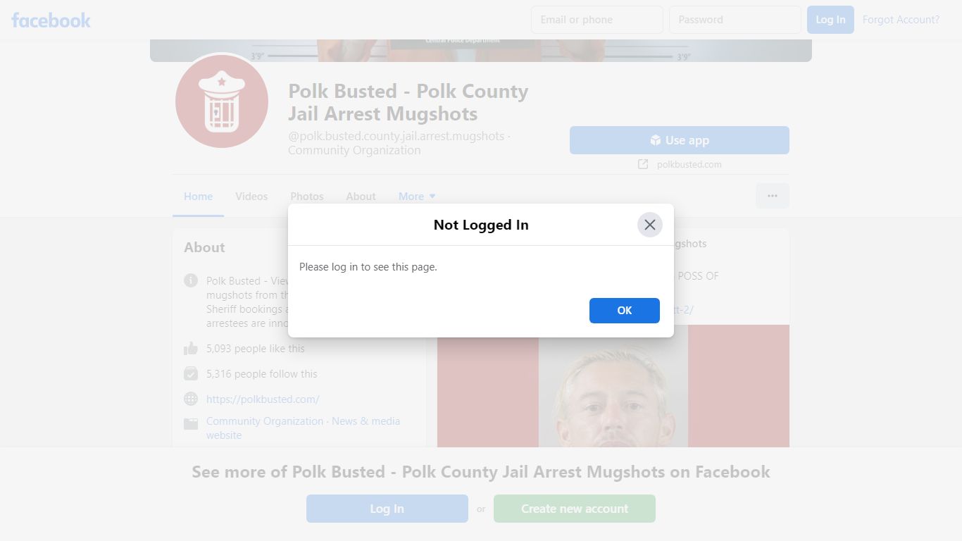 Polk Busted - Polk County Jail Arrest Mugshots - Home - Facebook